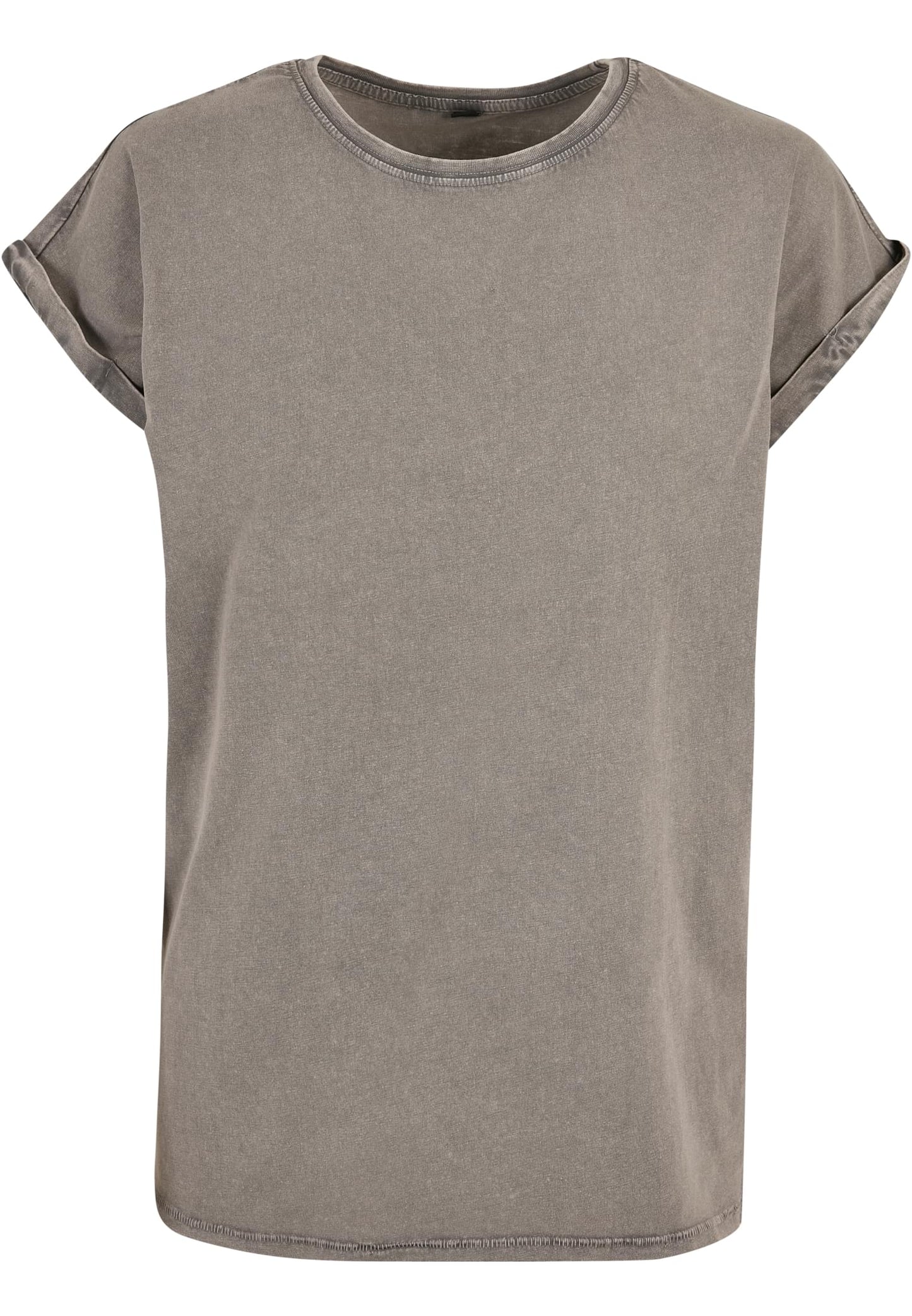 Ladies Acid Washed Extended Shoulder Tee