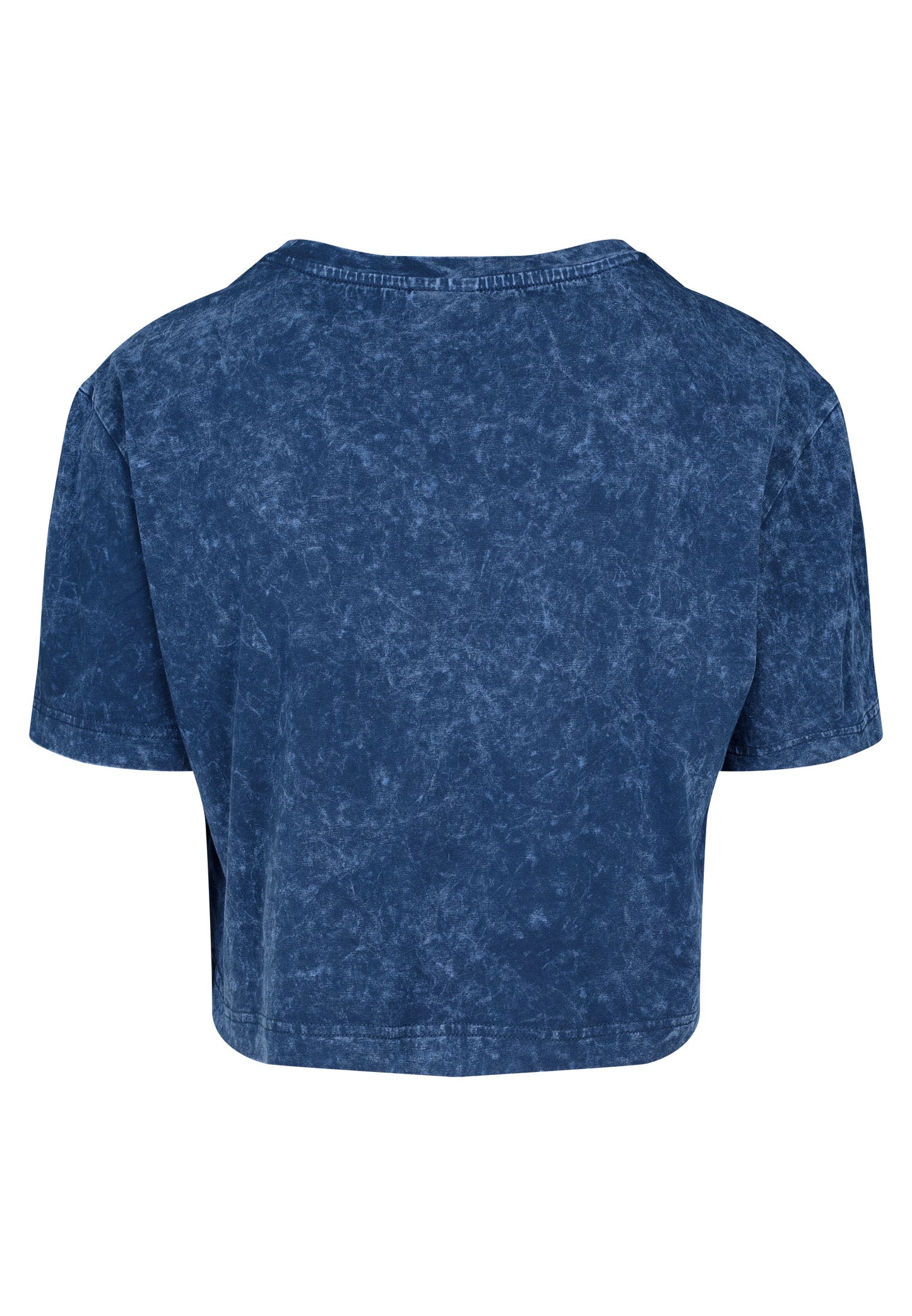 Ladies Acid Washed Cropped Tee