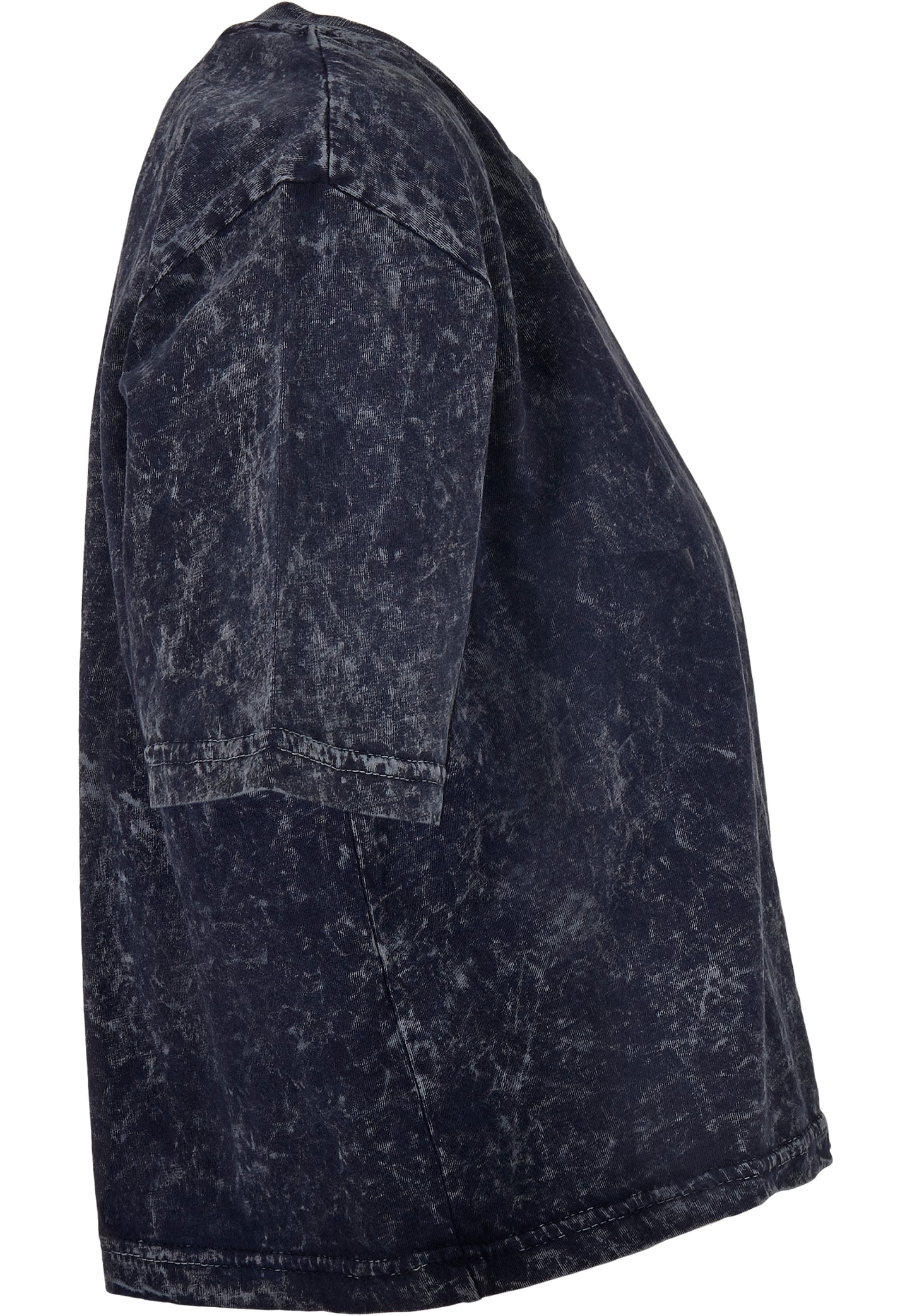 Ladies Acid Washed Cropped Tee