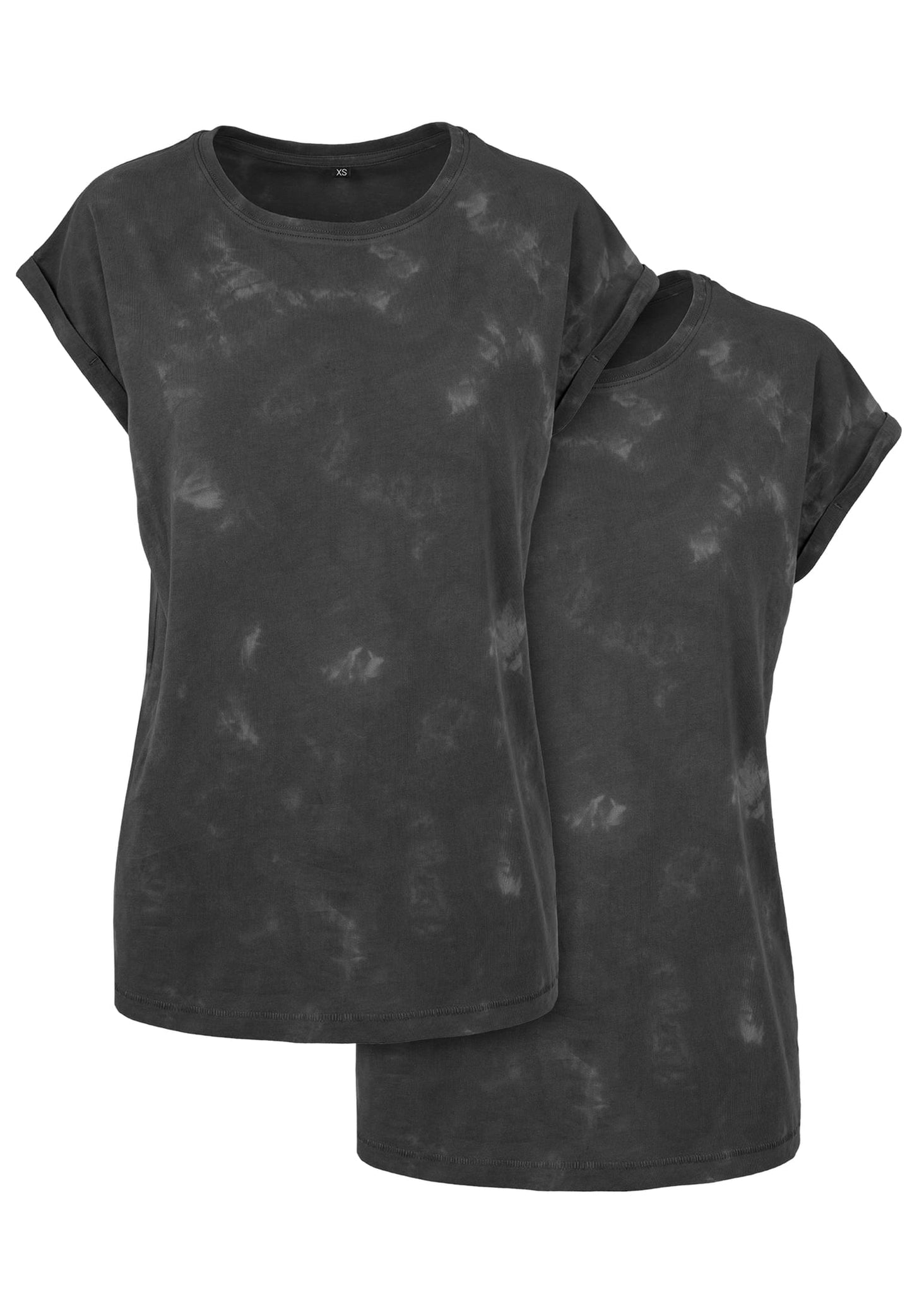 Ladies Batik Dye Extended Shoulder Tee 2-Pack