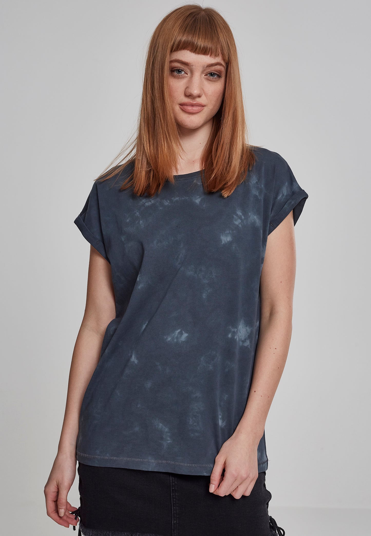 Ladies Batik Dye Extended
Shoulder Tee