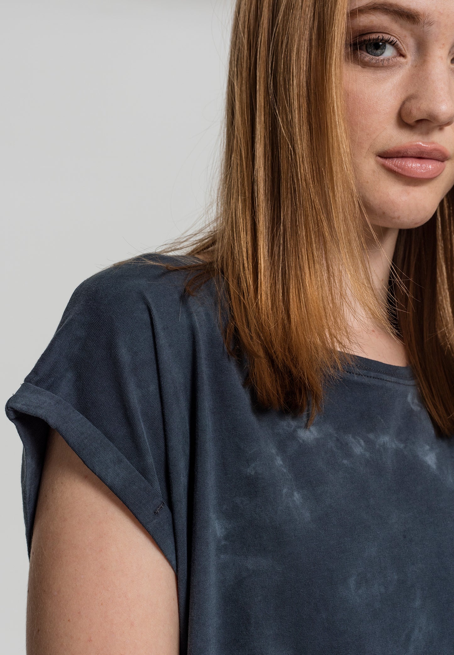 Ladies Batik Dye Extended
Shoulder Tee