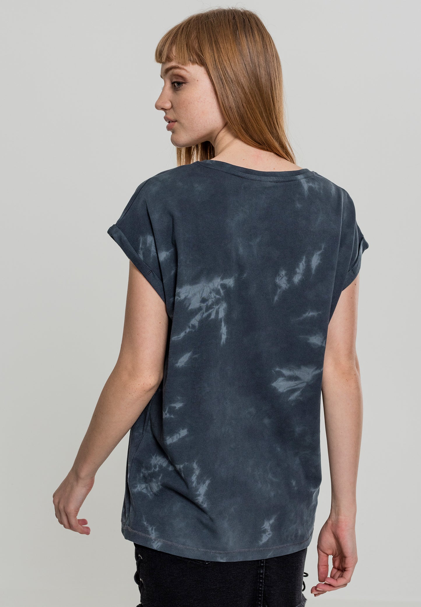Ladies Batik Dye Extended
Shoulder Tee