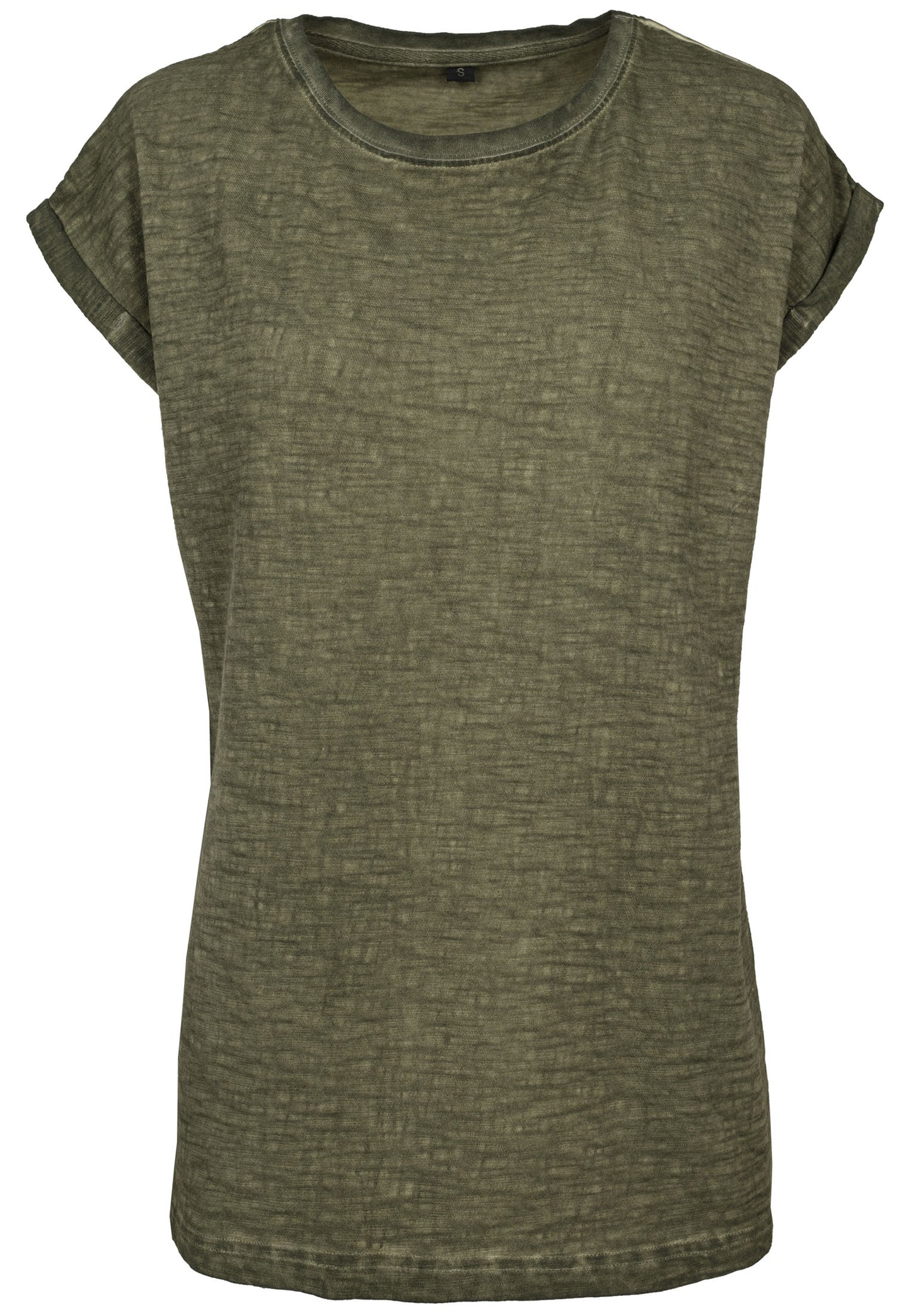 Ladies Spray Dye
Extended Shoulder Tee