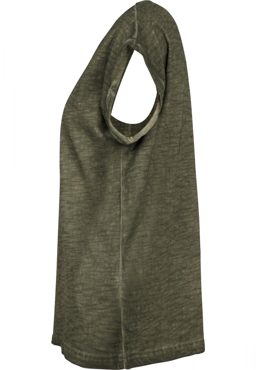 Ladies Spray Dye
Extended Shoulder Tee