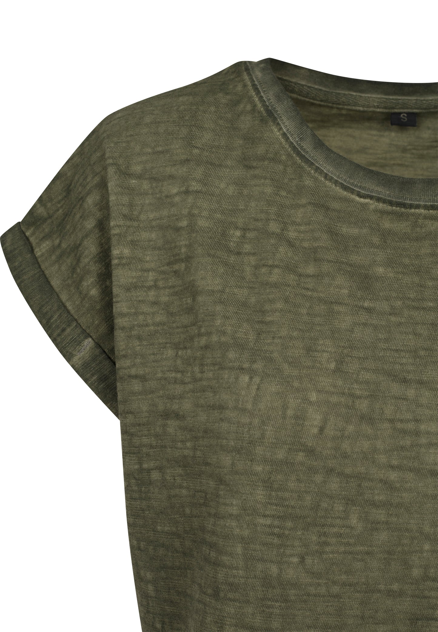 Ladies Spray Dye
Extended Shoulder Tee