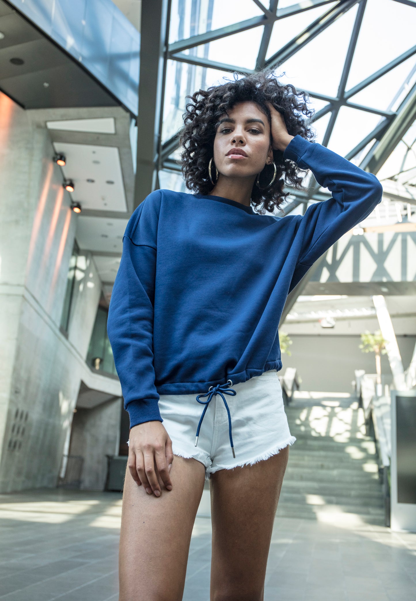 Ladies Oversize Crewneck
