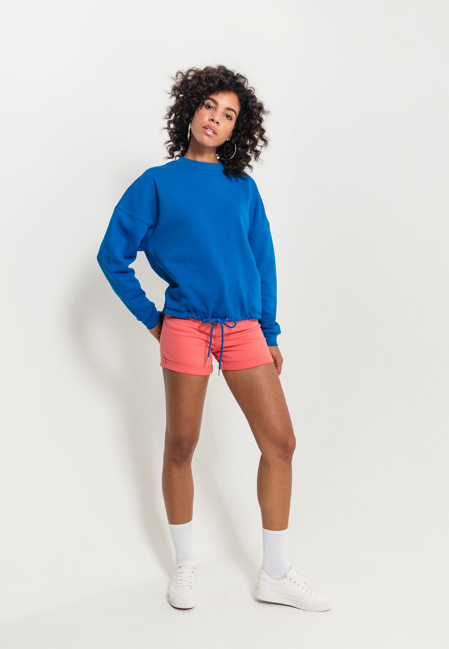 Ladies Oversize Crewneck