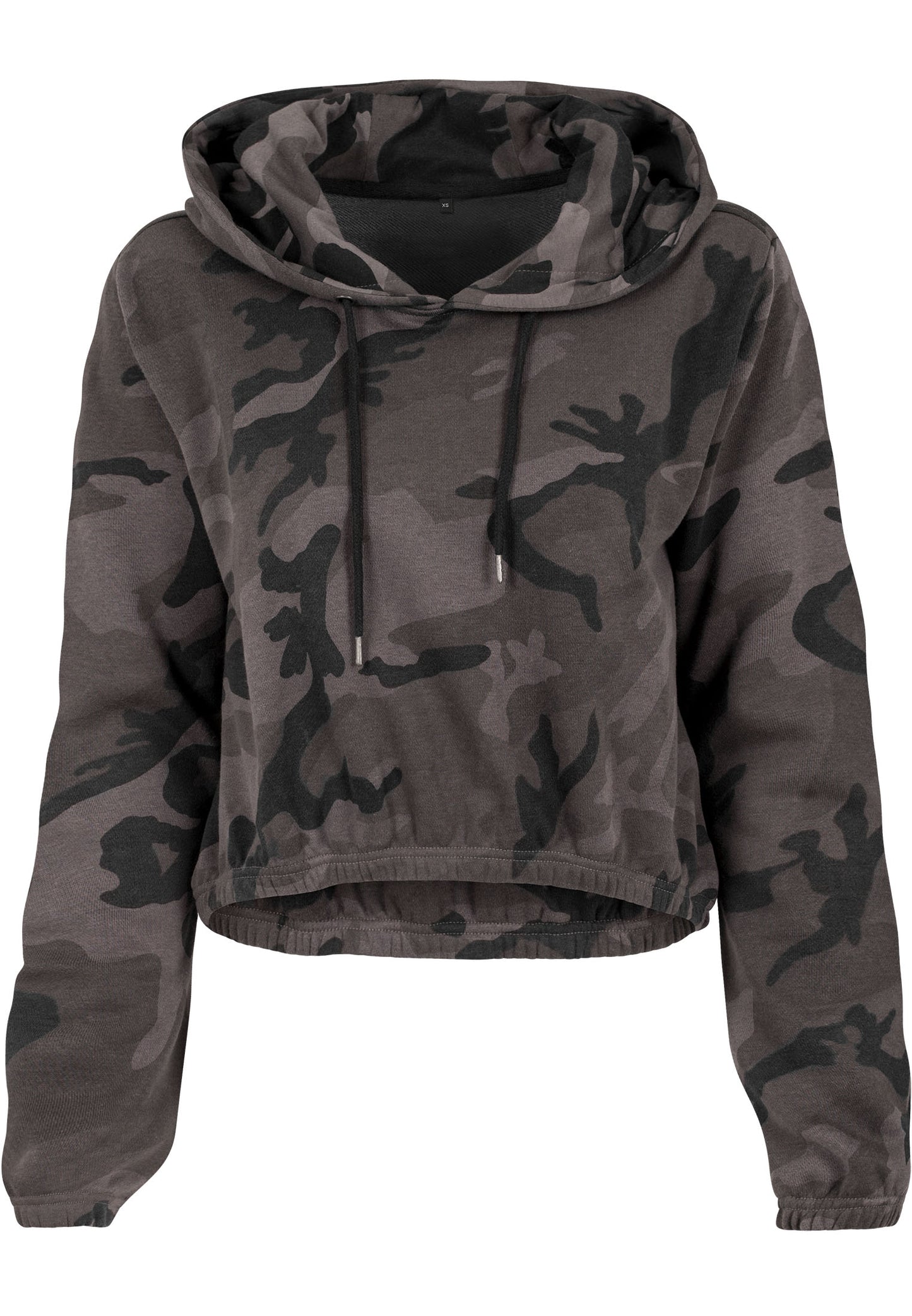 Ladies Camo Cropped Hoody