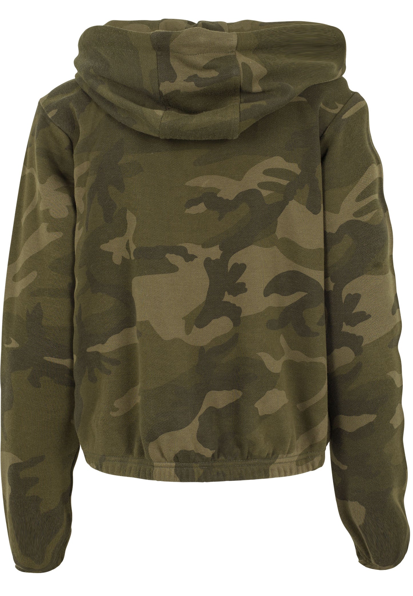 Ladies Camo Cropped Hoody