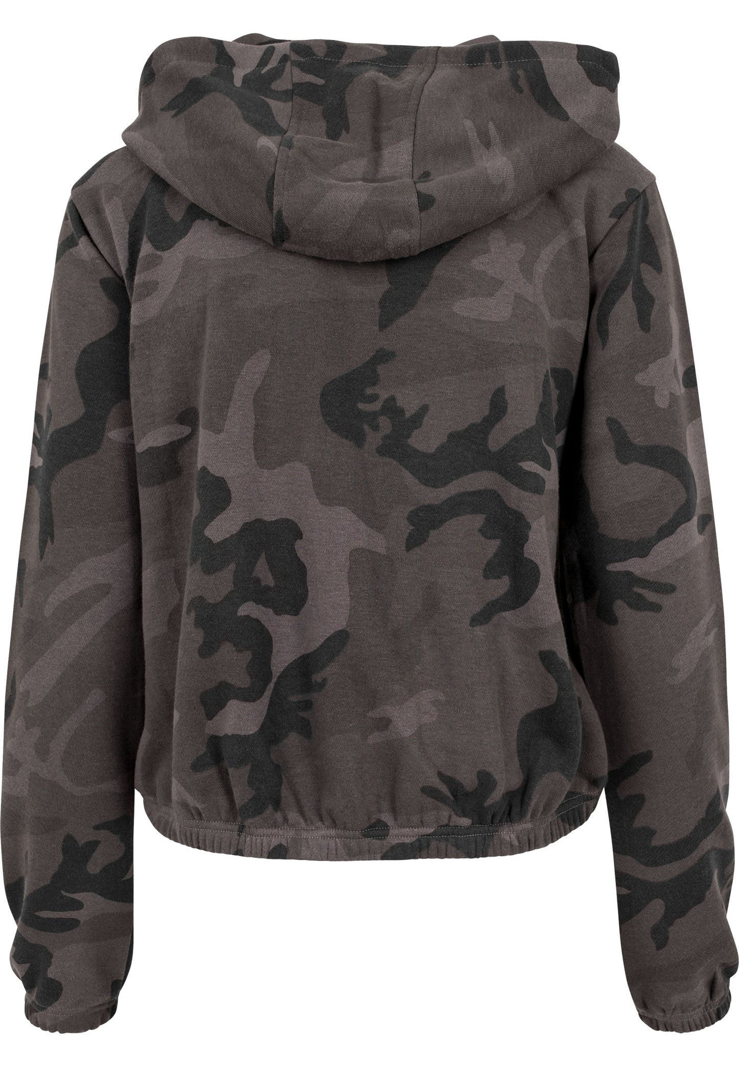 Ladies Camo Cropped Hoody