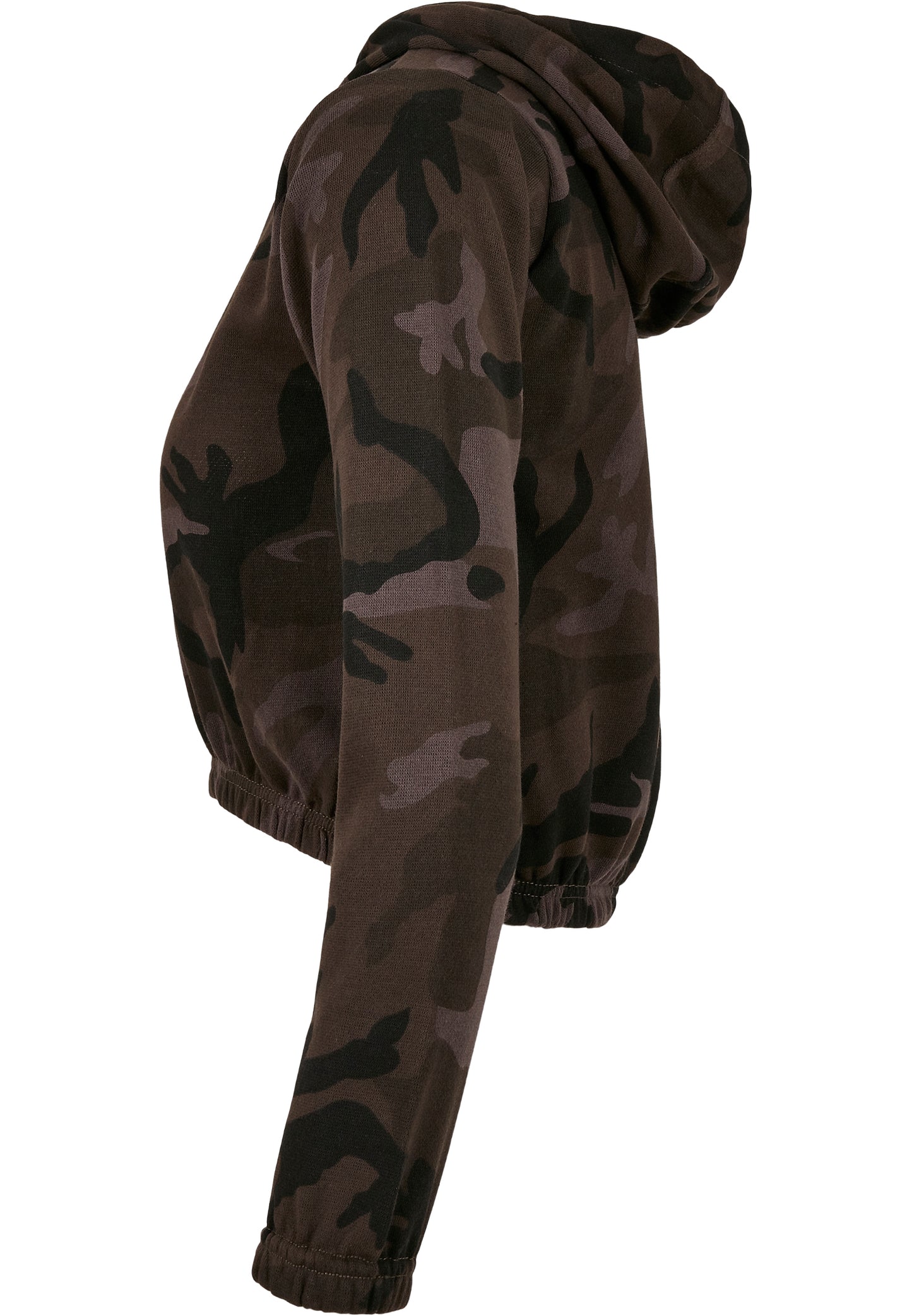 Ladies Camo Cropped Hoody