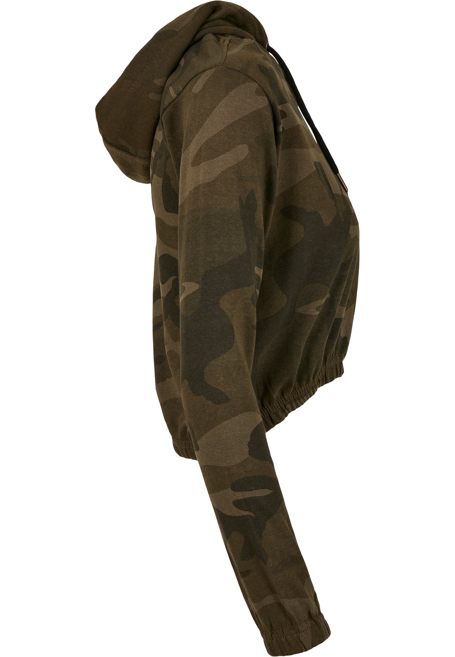 Ladies Camo Cropped Hoody