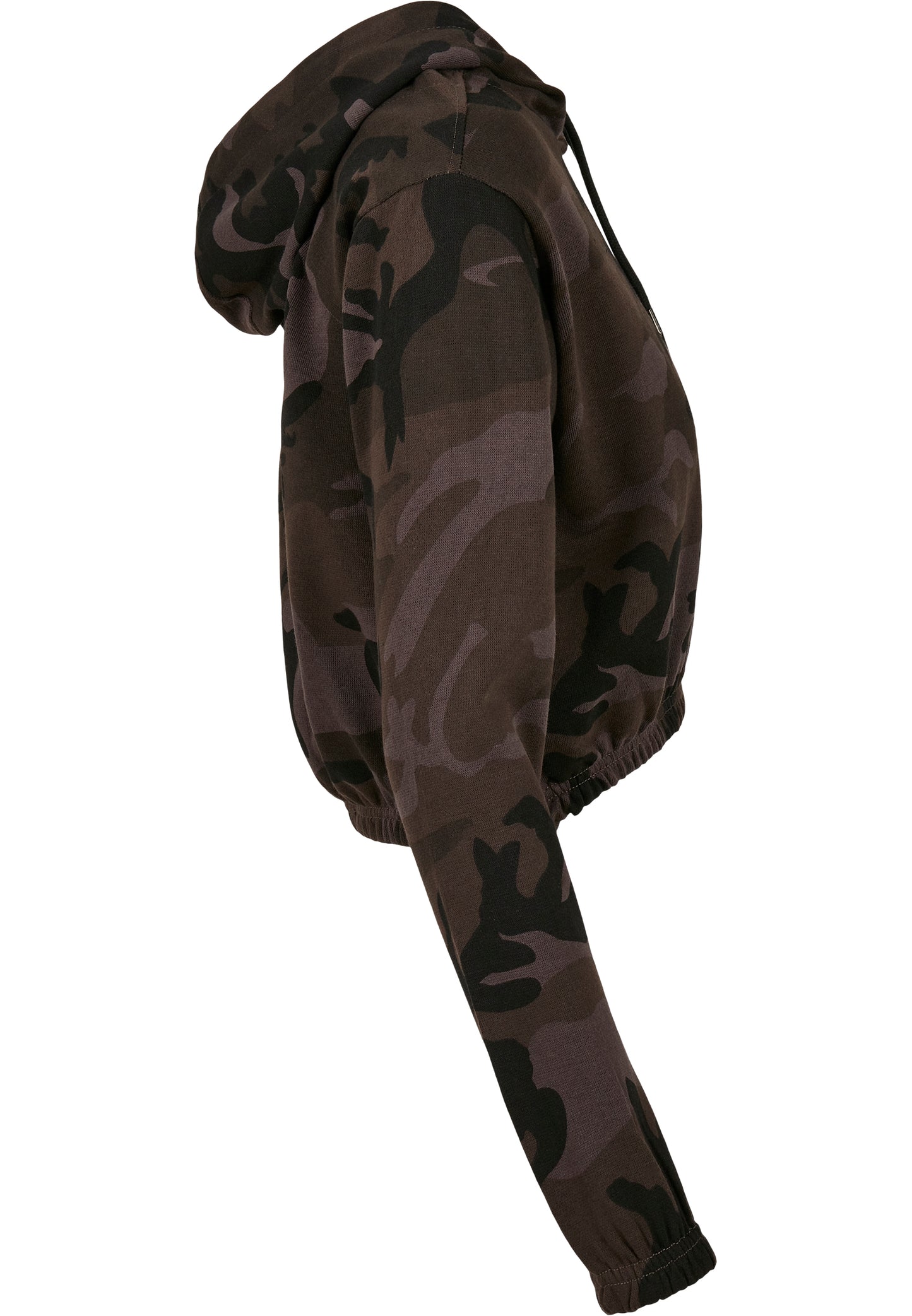 Ladies Camo Cropped Hoody