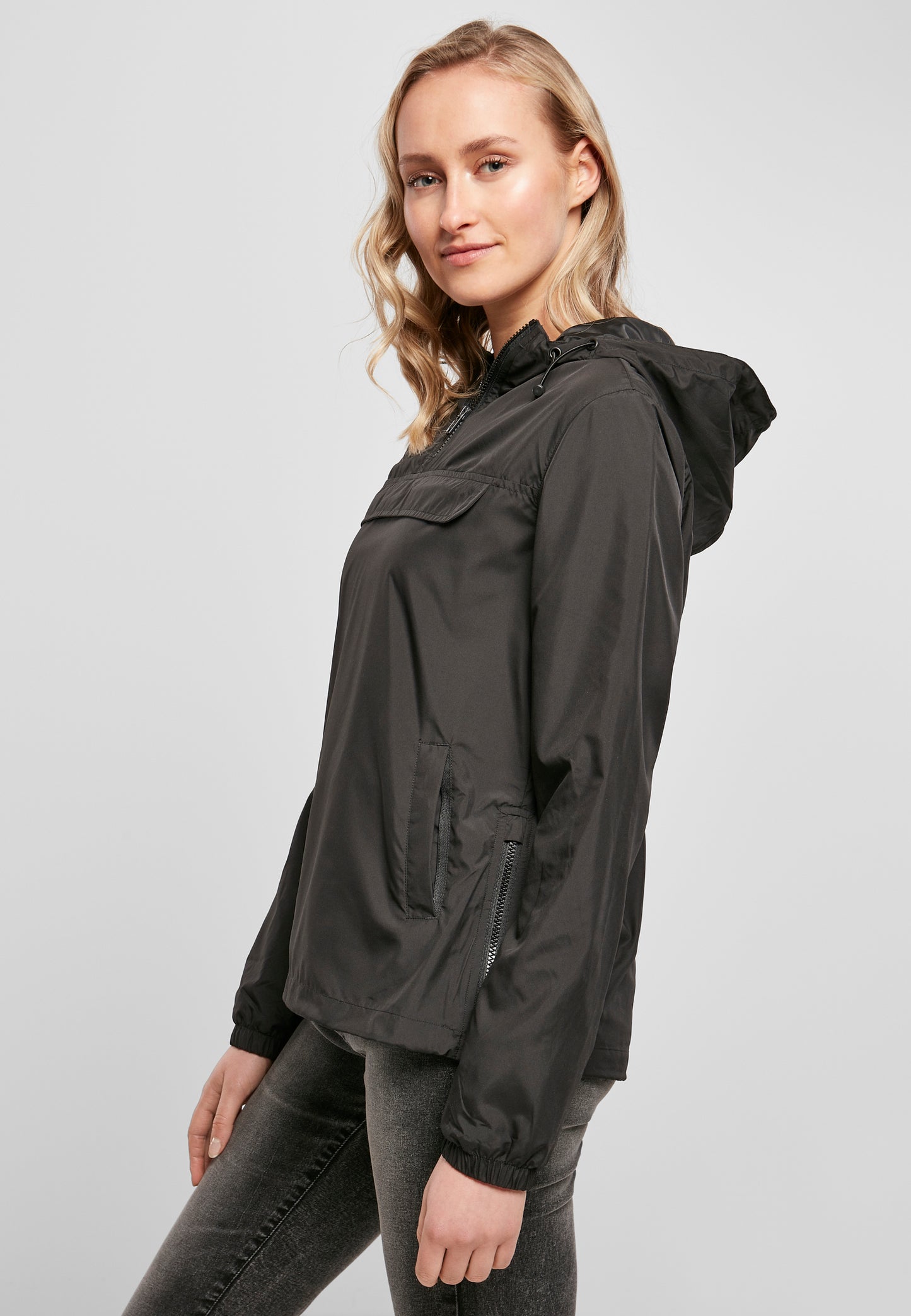 Ladies Basic Pull Over Jacket