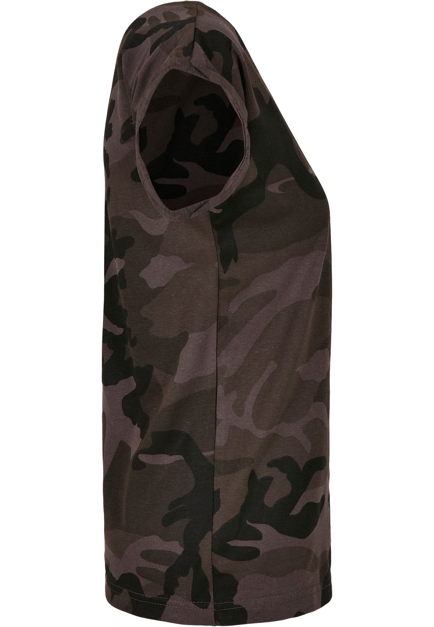 Ladies Extended Shoulder Camo Tee