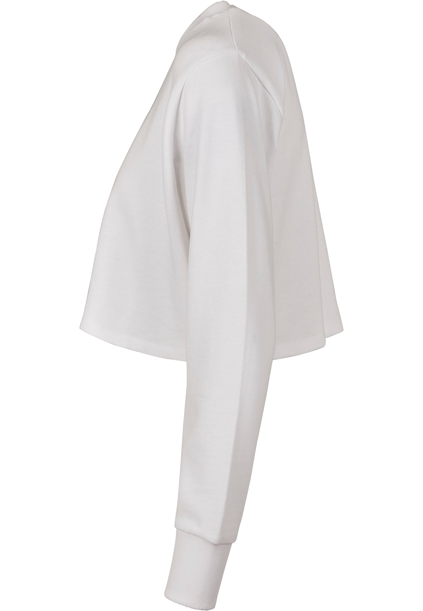 Ladies Terry Cropped Crew