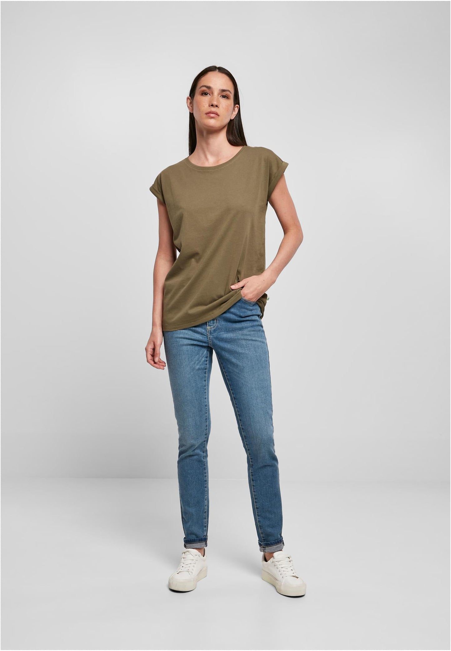 Ladies Organic Extended Shoulder Tee