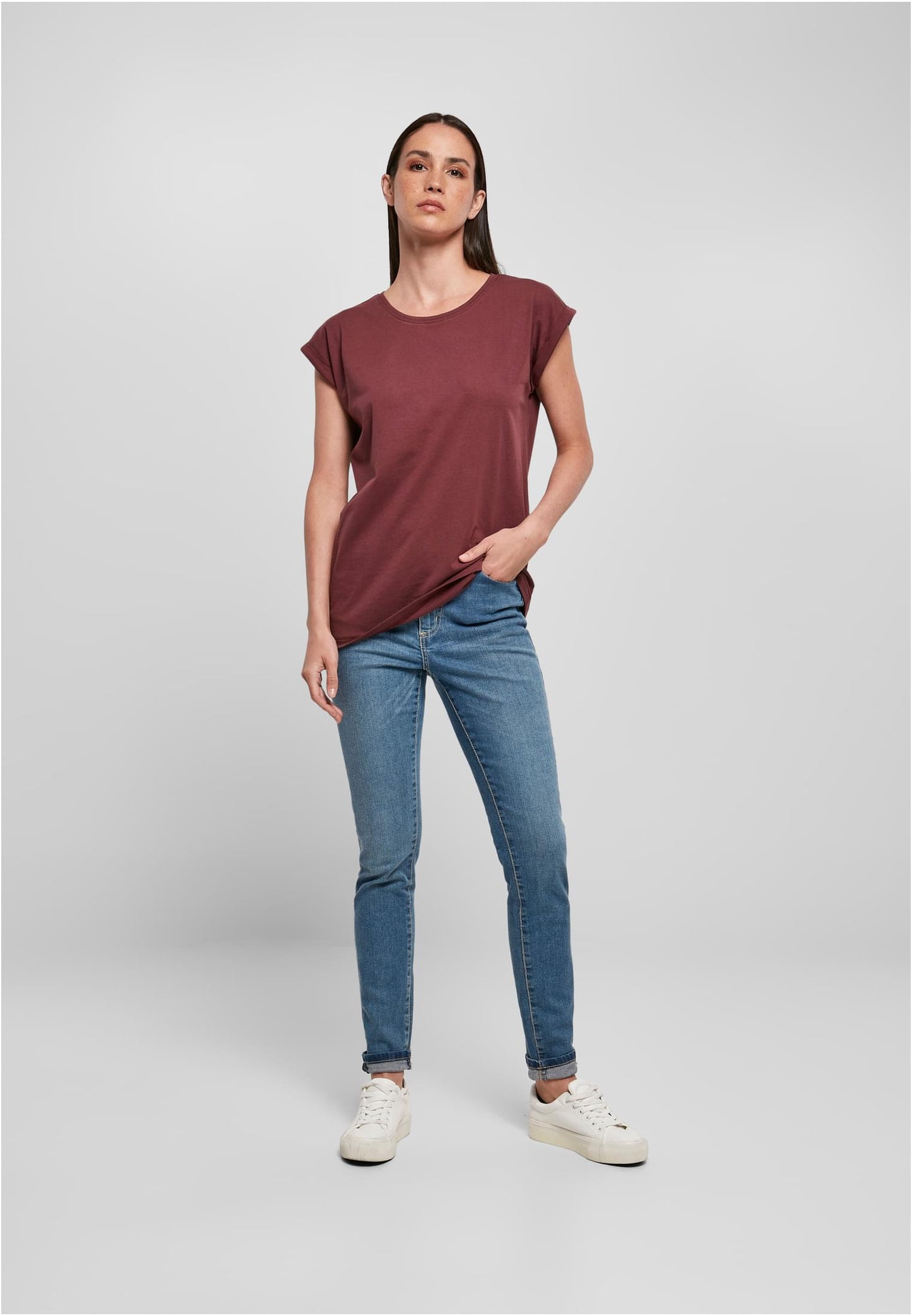 Ladies Organic Extended Shoulder Tee