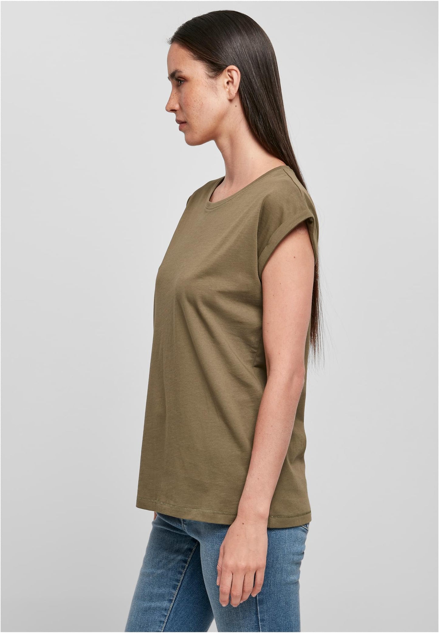 Ladies Organic Extended Shoulder Tee