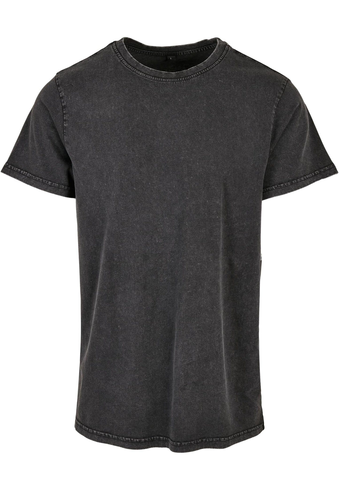 Acid Washed Round Neck Tee