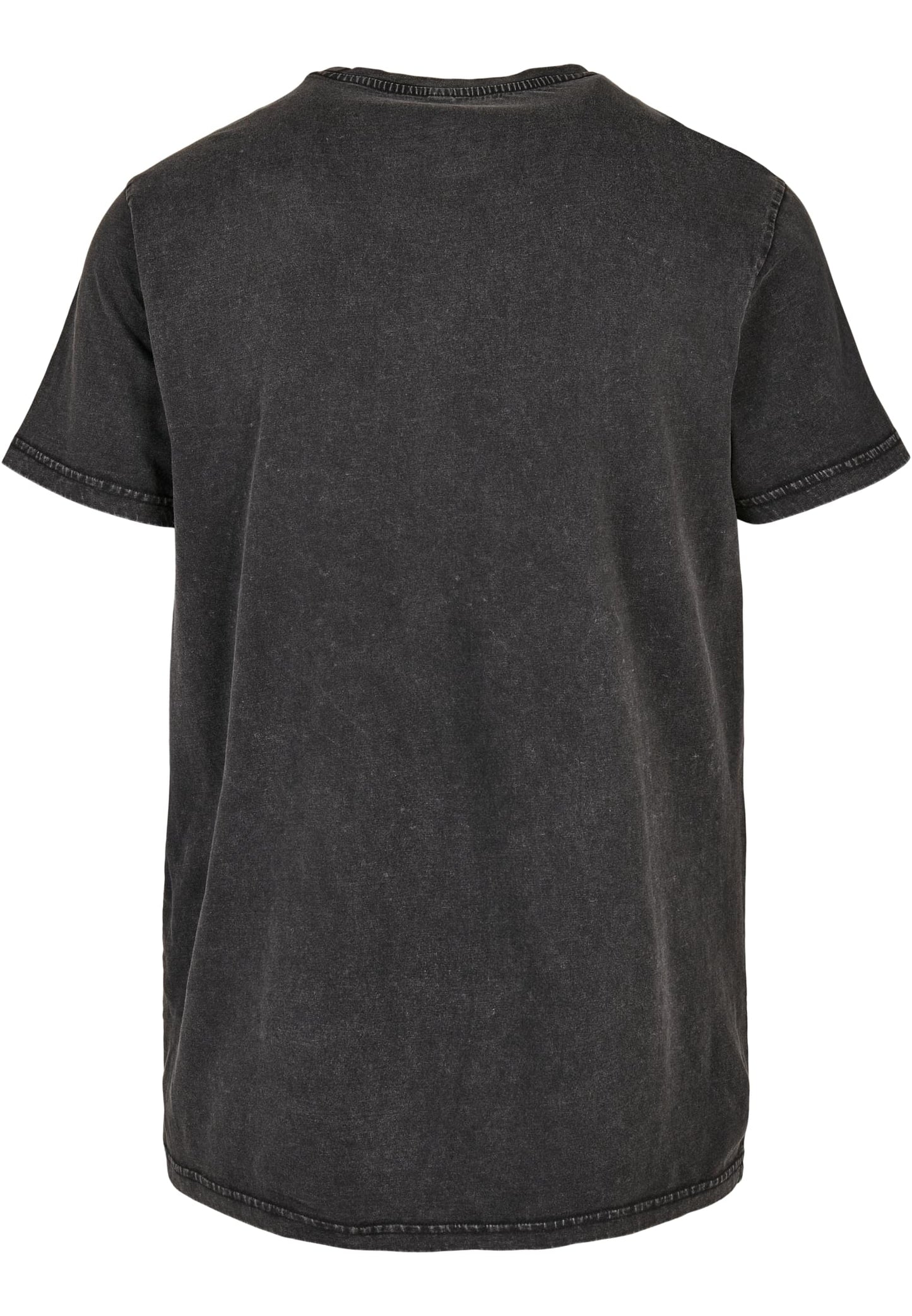 Acid Washed Round Neck Tee