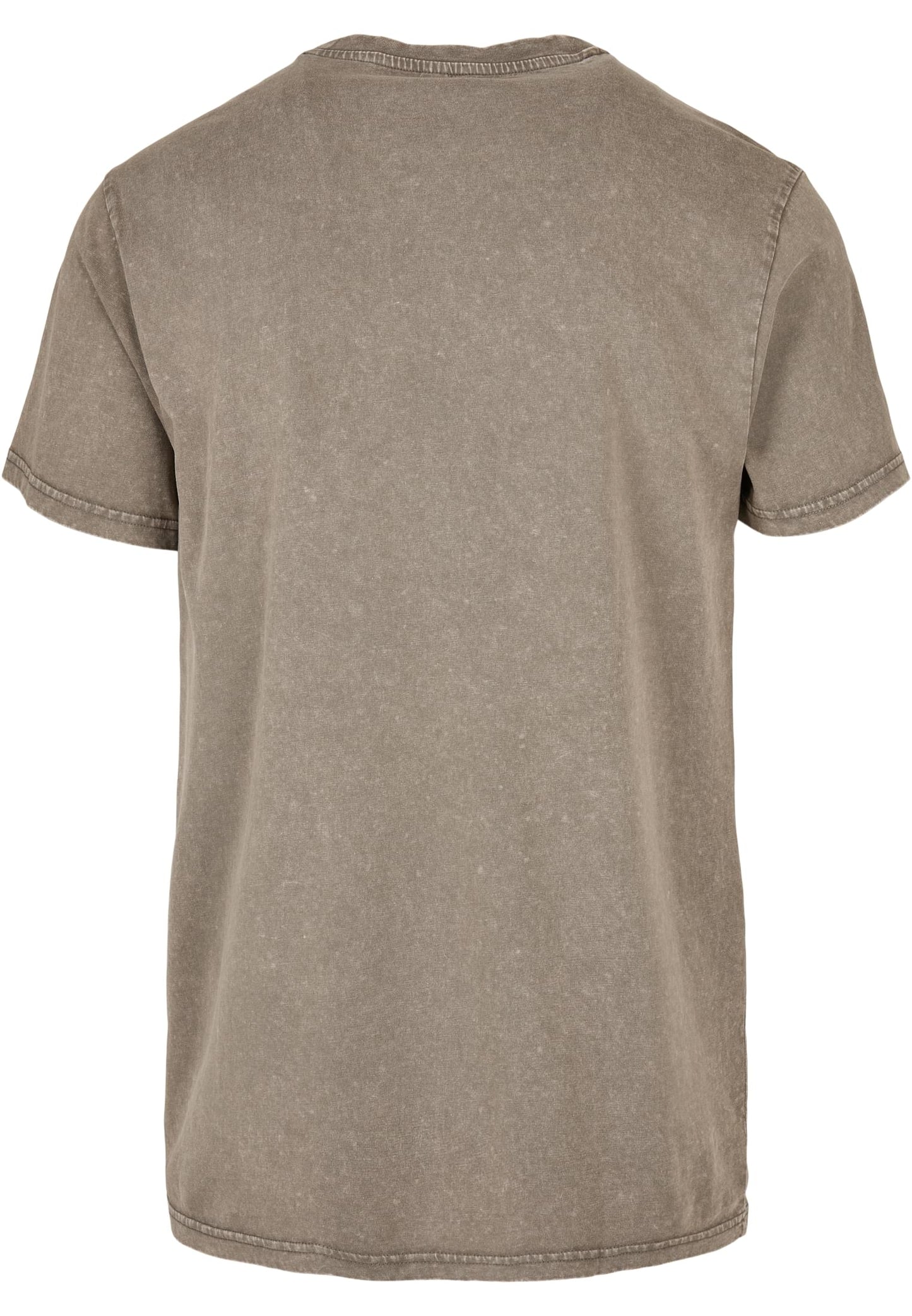 Acid Washed Round Neck Tee
