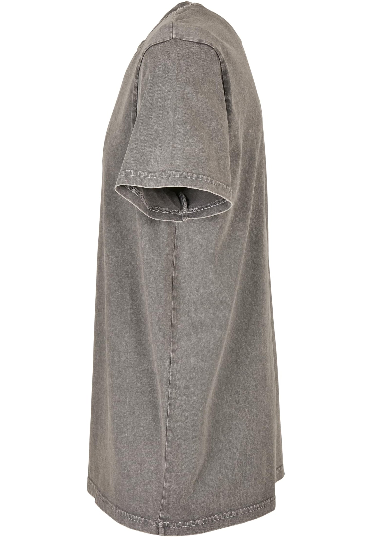 Acid Washed Round Neck Tee