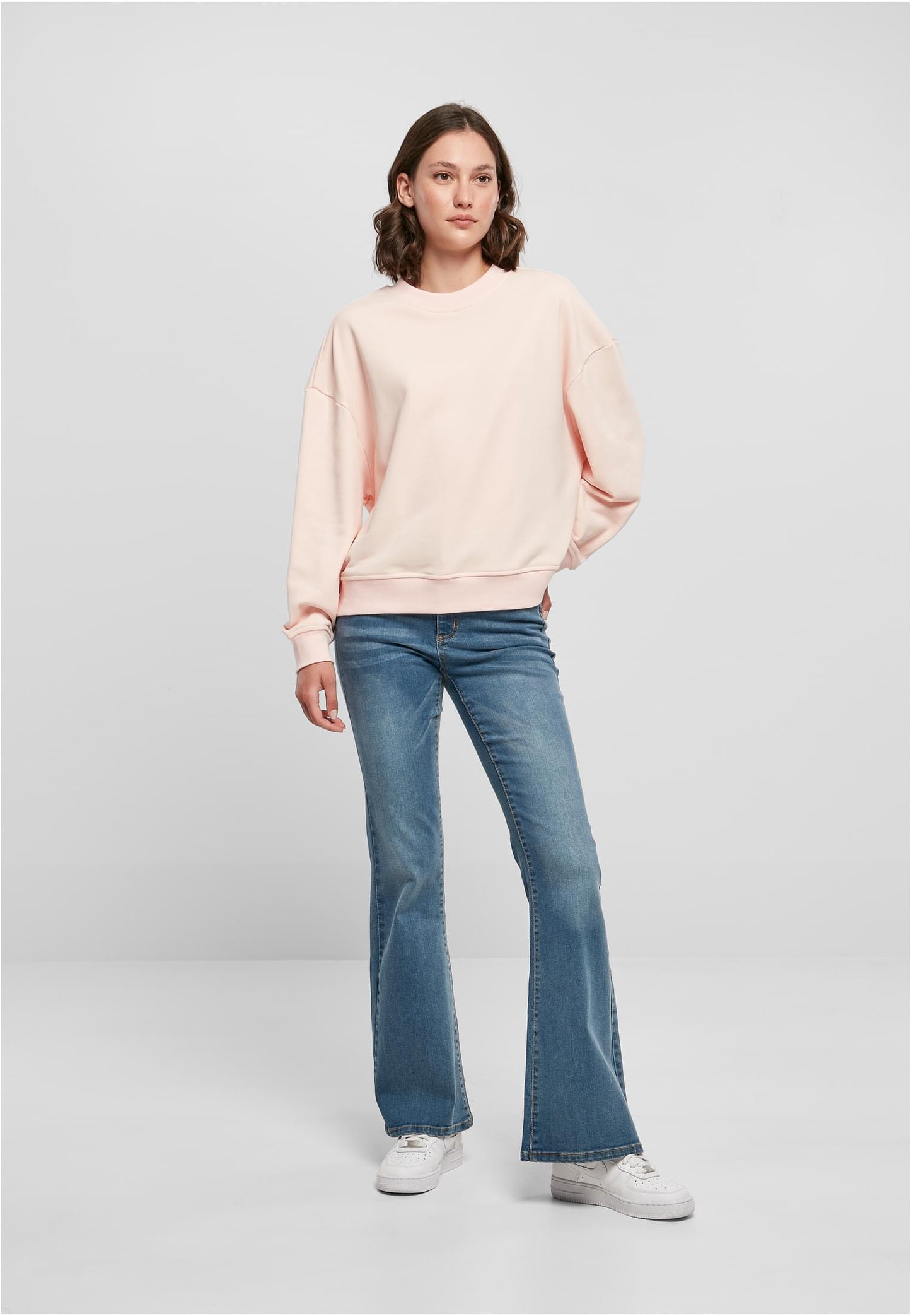Ladies Oversized Crewneck