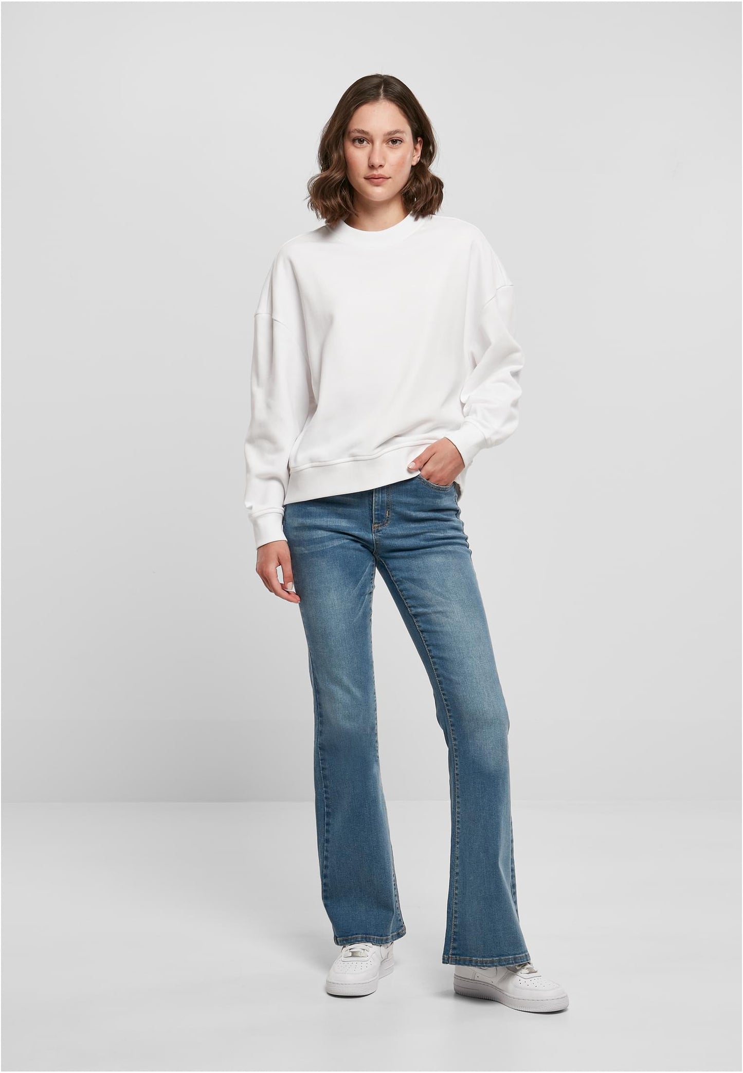 Ladies Oversized Crewneck