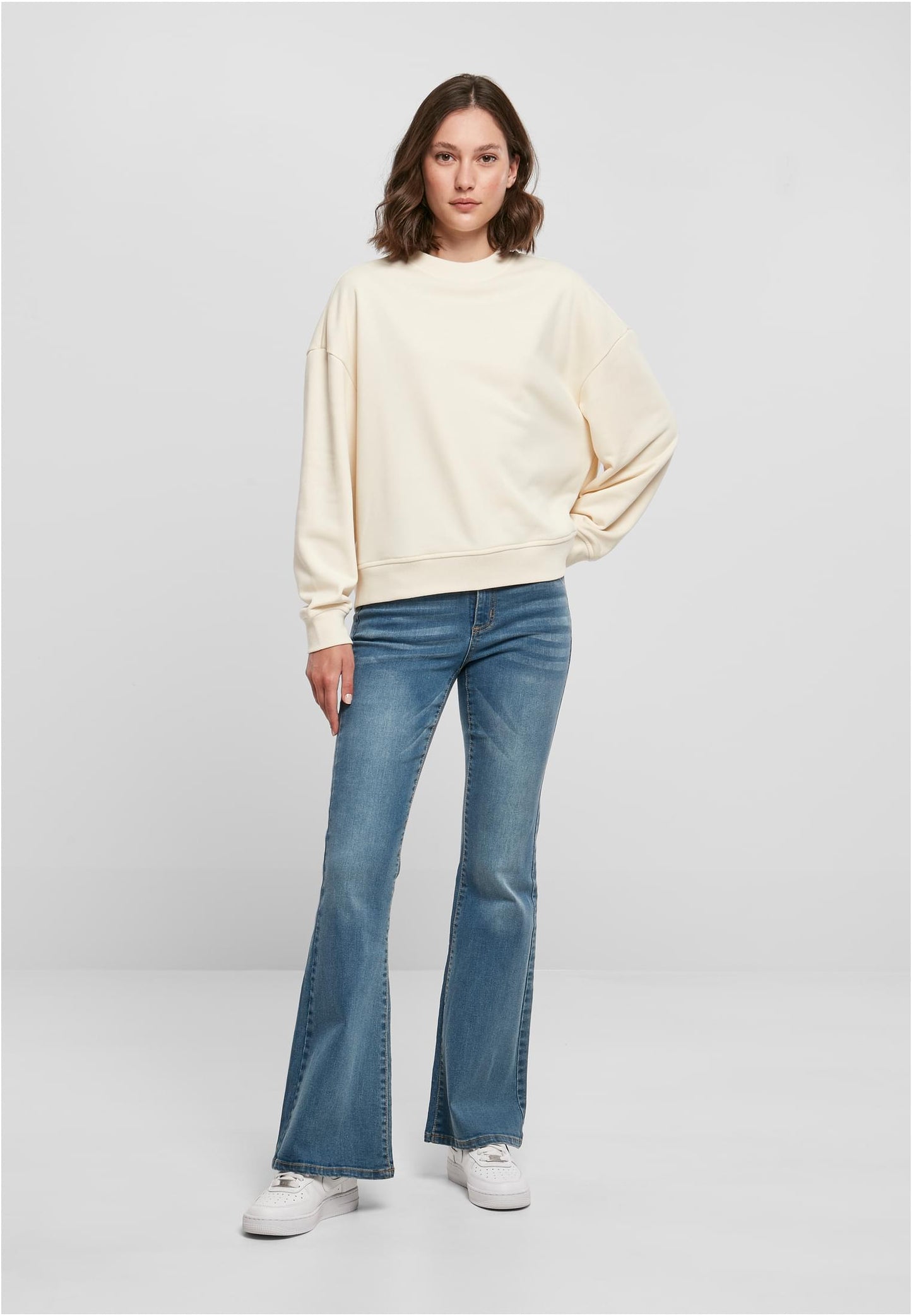 Ladies Oversized Crewneck