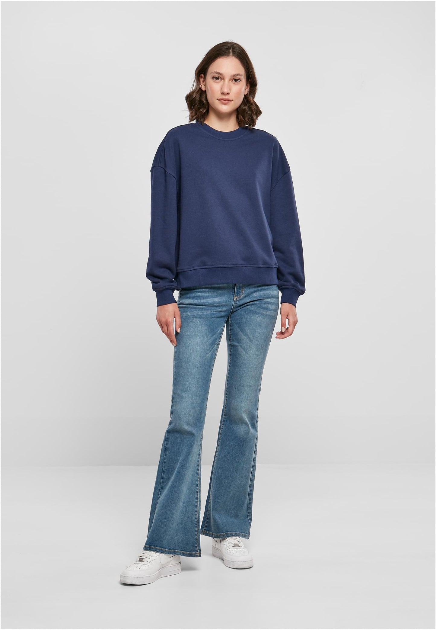 Ladies Oversized Crewneck