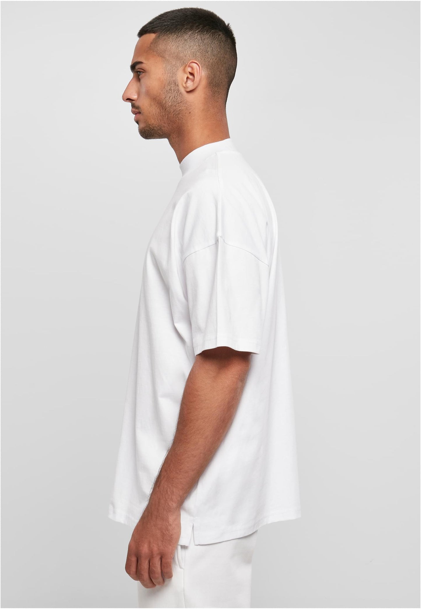 Oversized Mock Neck Tee