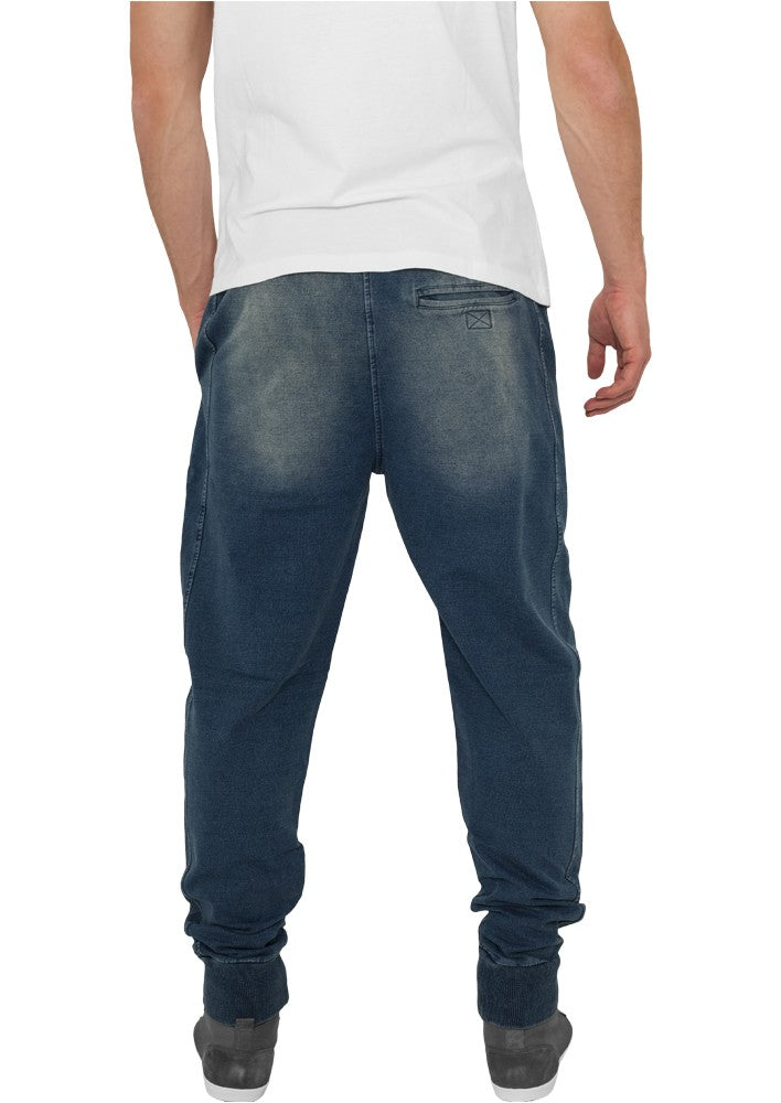 Urban Classics Jeansjogger Blau