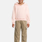 Girls Cropped Sweat Hoody 2 Pack white+pink