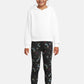 Girls Cropped Sweat Hoody 2 Pack white+pink