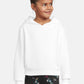Girls Cropped Sweat Hoody 2 Pack white+pink