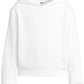 Girls Cropped Sweat Hoody 2 Pack white+pink
