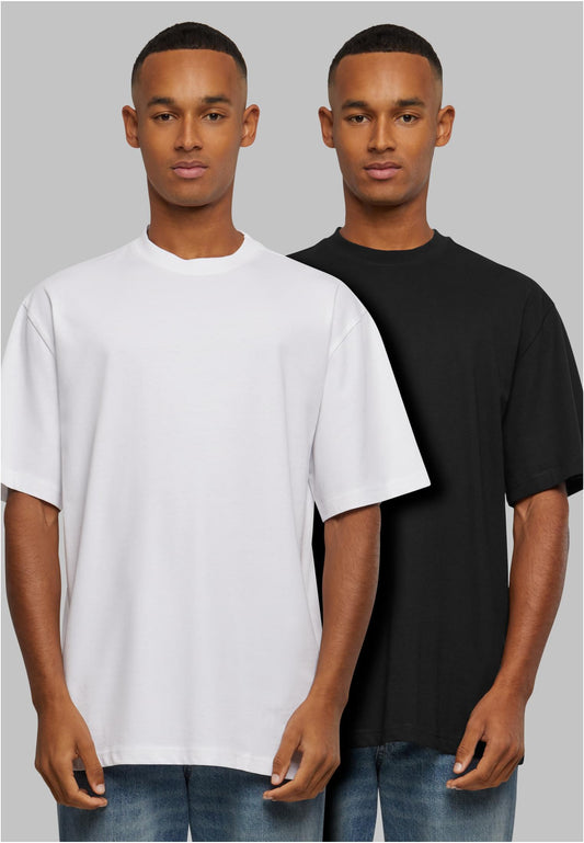Tall Tee 2-Pack white+black