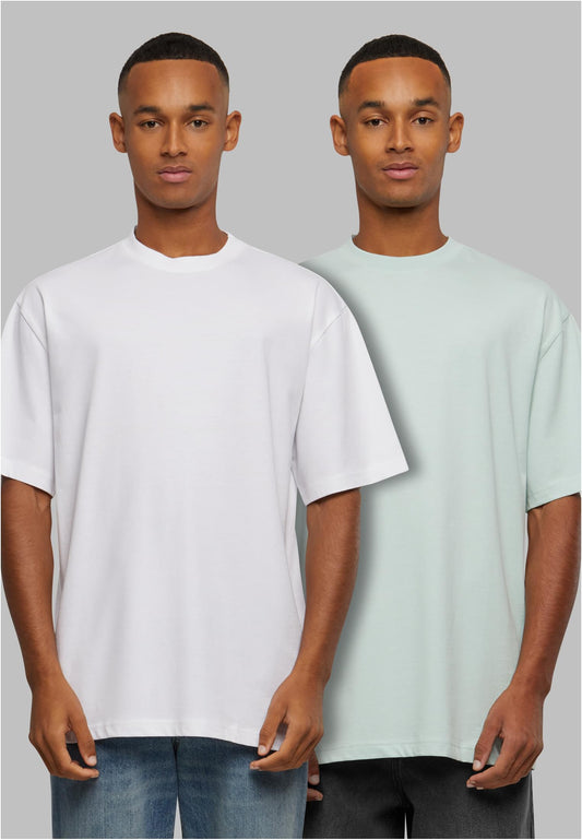 Tall Tee 2-Pack frostmint+white