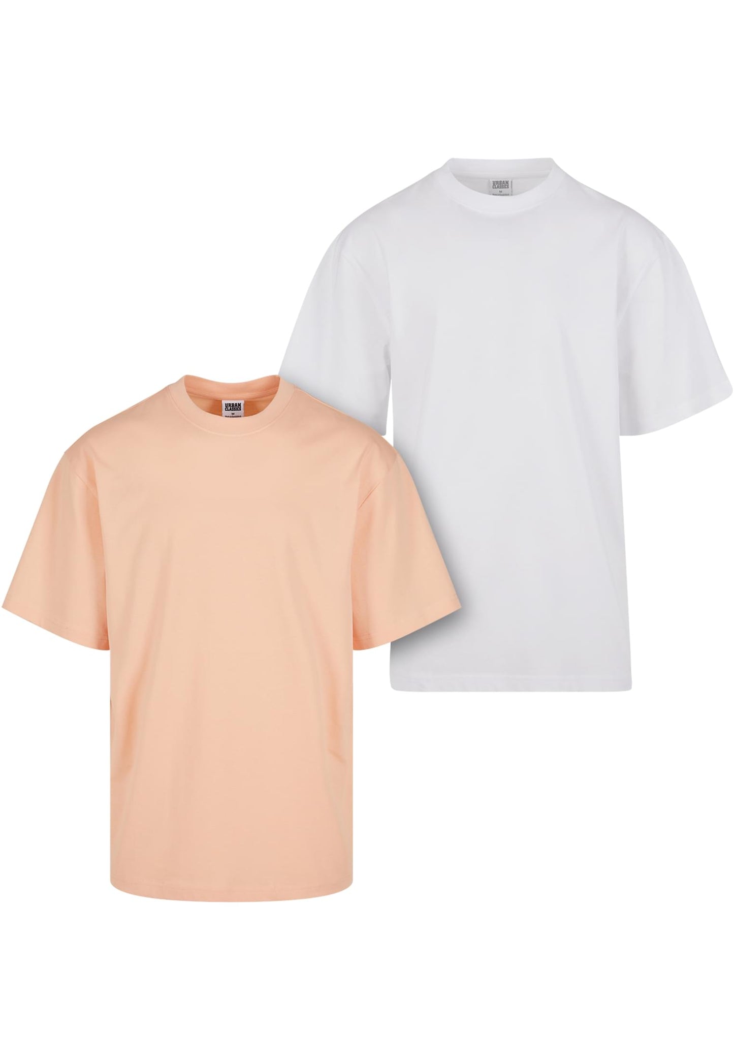 Tall Tee 2-Pack softapricot+white