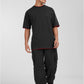 Contrast Tall Tee schwarz/red