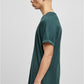 Long Shaped Turnup Tee bottlegreen