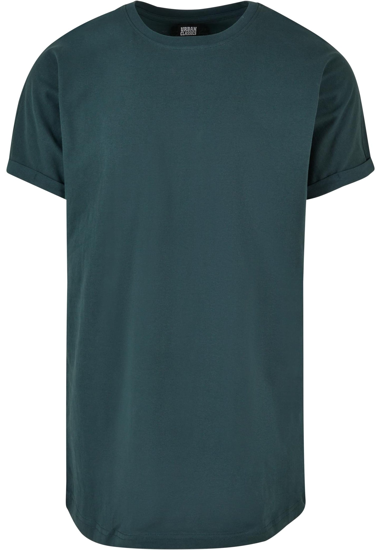 Long Shaped Turnup Tee bottlegreen