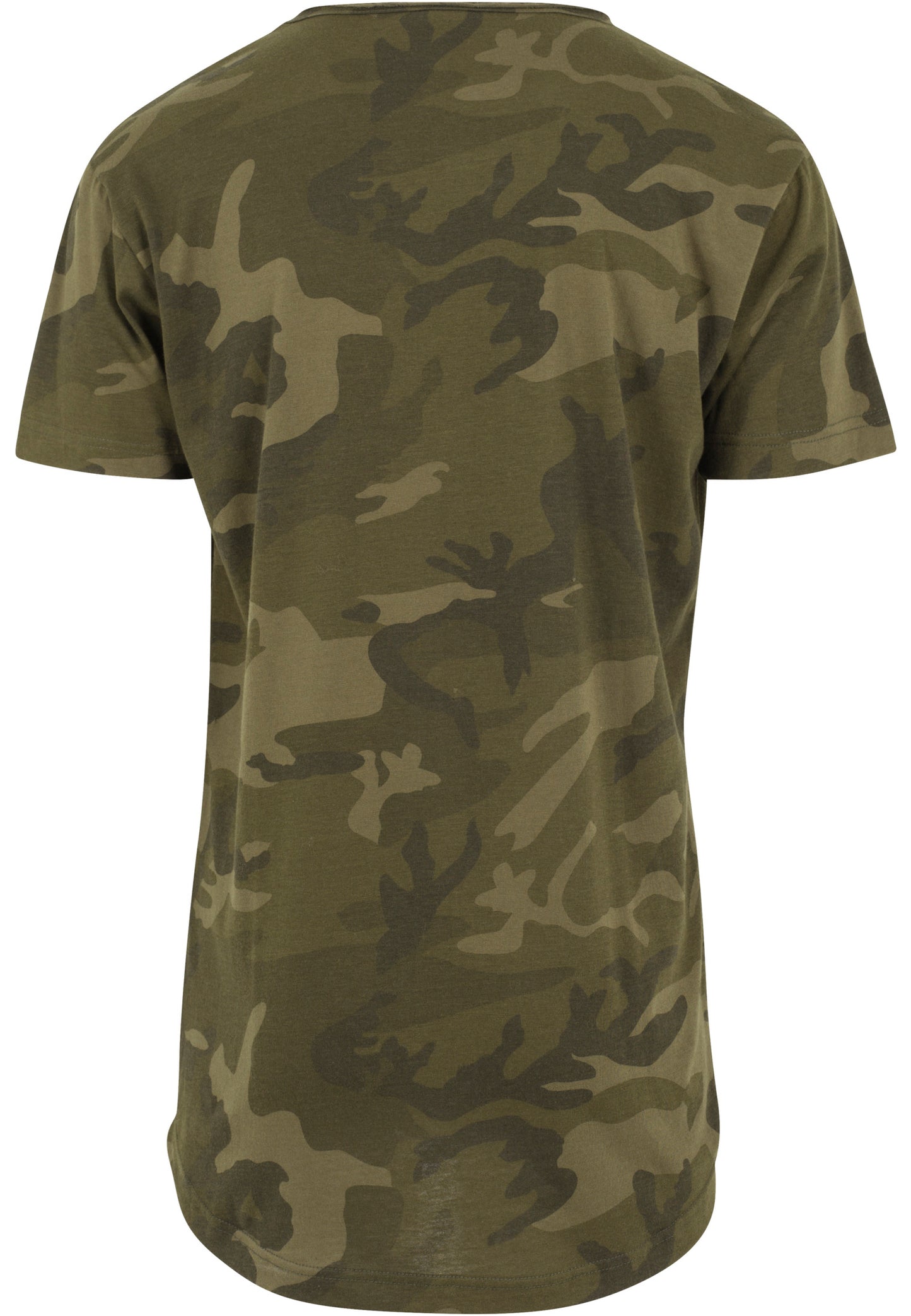 Camo Shaped Long Tee olive camo