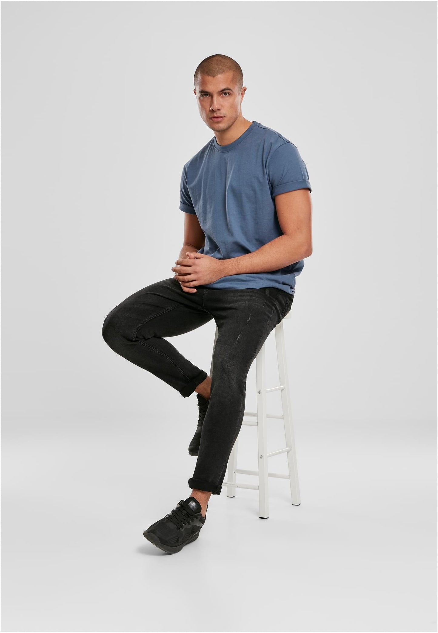 Basic Tee vintageblue