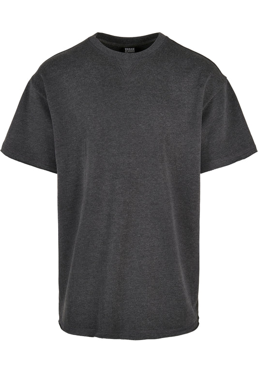 Herringbone Terry Tee charcoal
