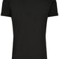 Short Shaped Turn Up Tee black
