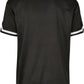 Oversize T-Shirt Stripes Mesh schwarz