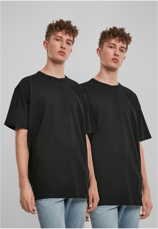 Organic Basic T-Shirt 2-Pack schwarz